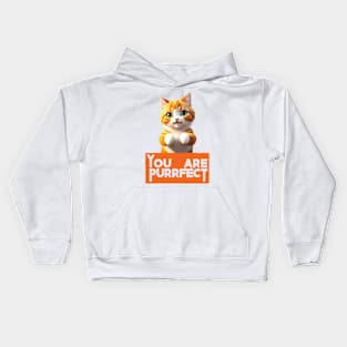 You Are Just Purect Cute Cat Kids Hoodie